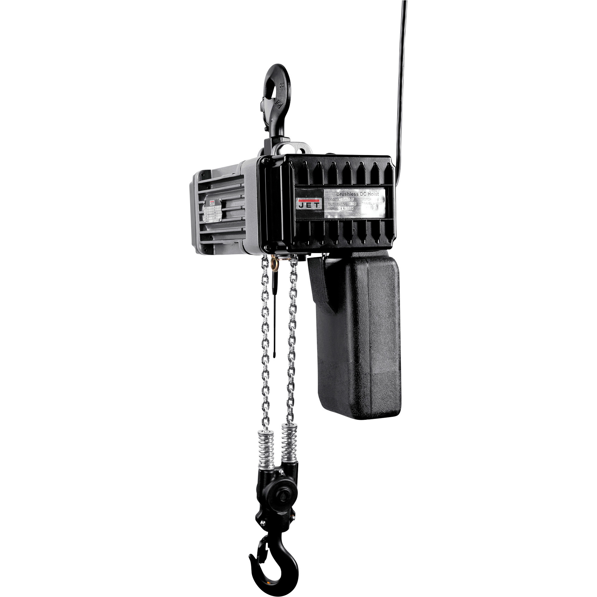 JET Trademaster Series Electric Hoist, 1/8-Ton Capacity, 20ft. Lift, Model# BLVS018-010